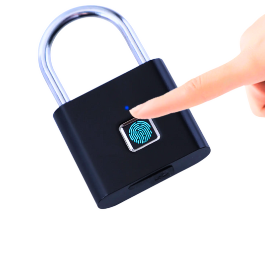 Candado con Huella Digital 🔒🔑✨