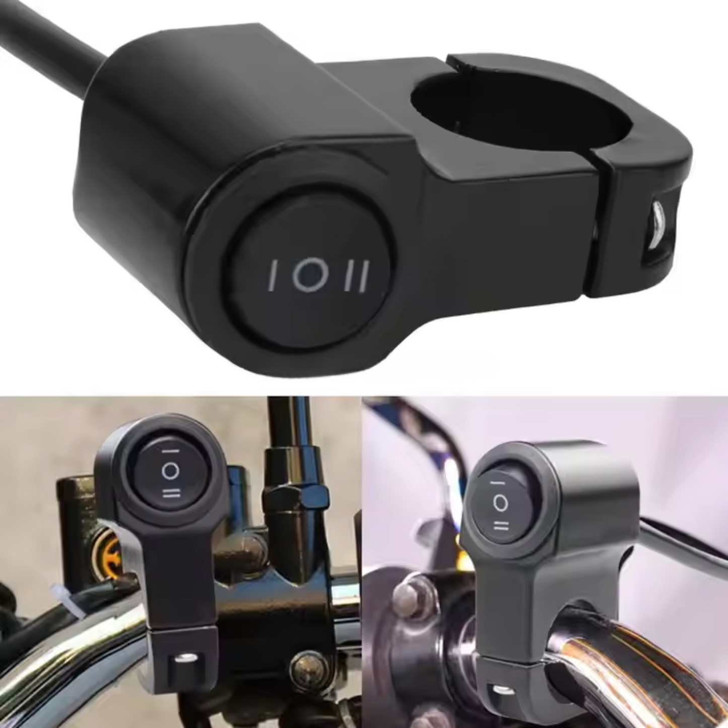 Switch de Aluminio 3 Pasos 🔘⚡🏍️