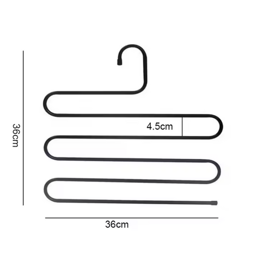 👔 ORGANIZADOR DE ROPA KJ-100 – GANCHOS MULTINIVEL PARA AHORRAR ESPACIO 👕