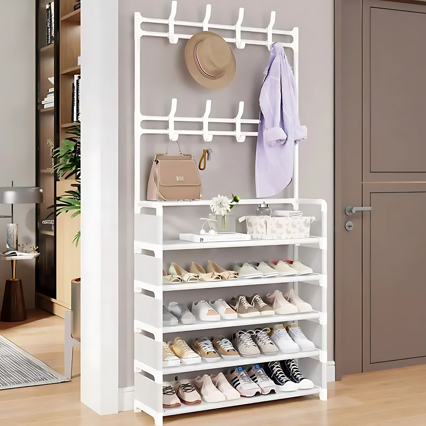 👕🥿 ZAPATERO PERCHERO MULTIUSOS – ORGANIZACIÓN Y ESTILO EN UN SOLO LUGAR