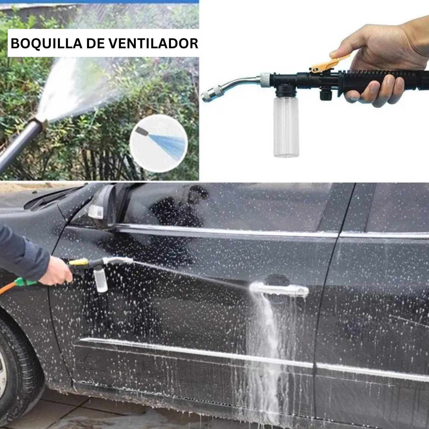 💦🔫 PISTOLA DE AGUA ALTA PRESIÓN WATER ZOOM – LIMPIEZA PROFESIONAL EN CASA 🚗🏠