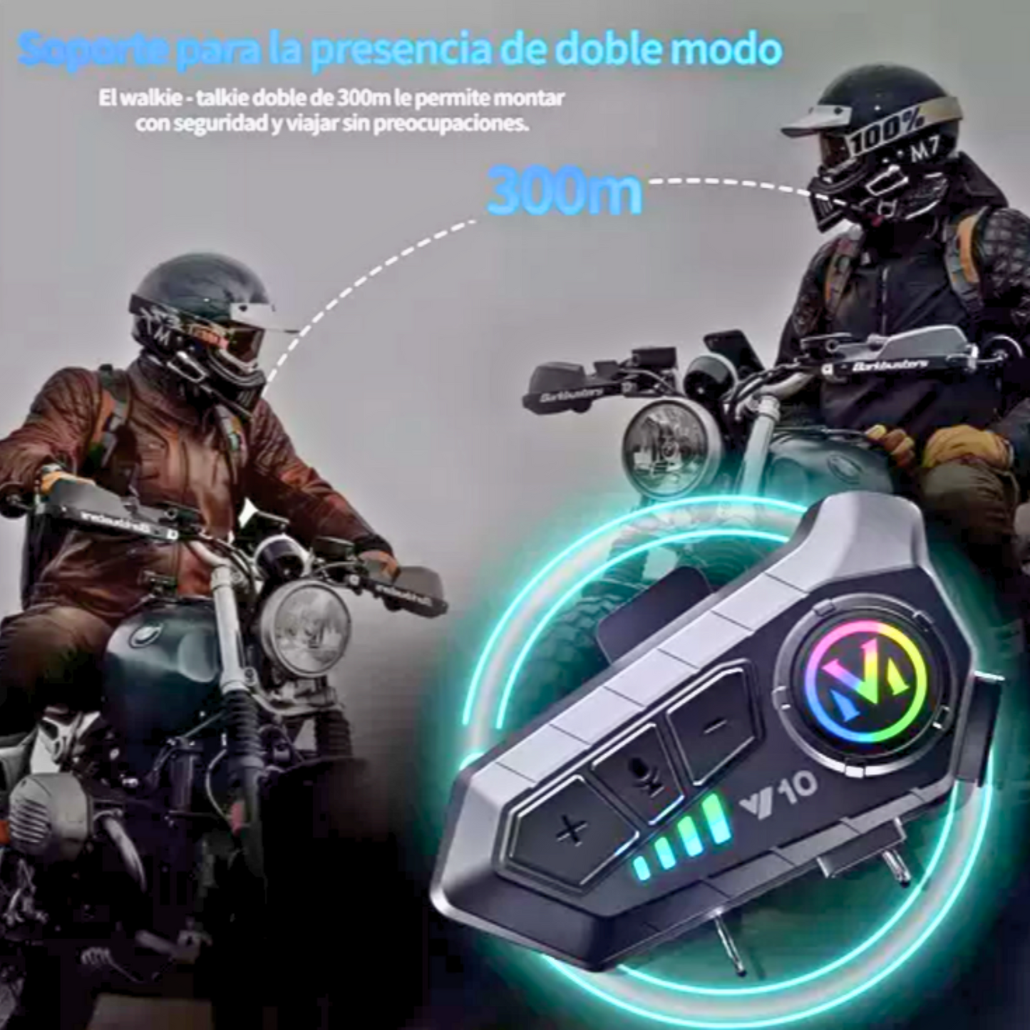 Intercomunicador Inalámbrico para Moto 🎧🔊🏍️