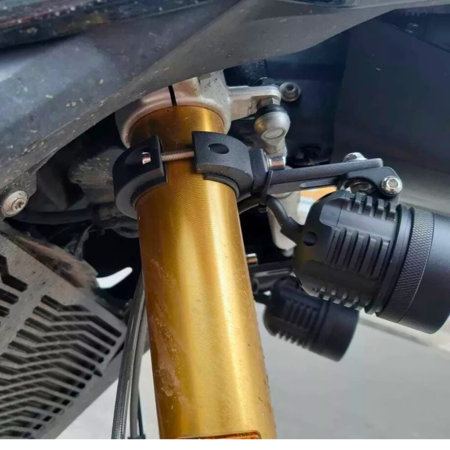 Bases de Aluminio para Barras de Moto 🔩🏍️🔥
