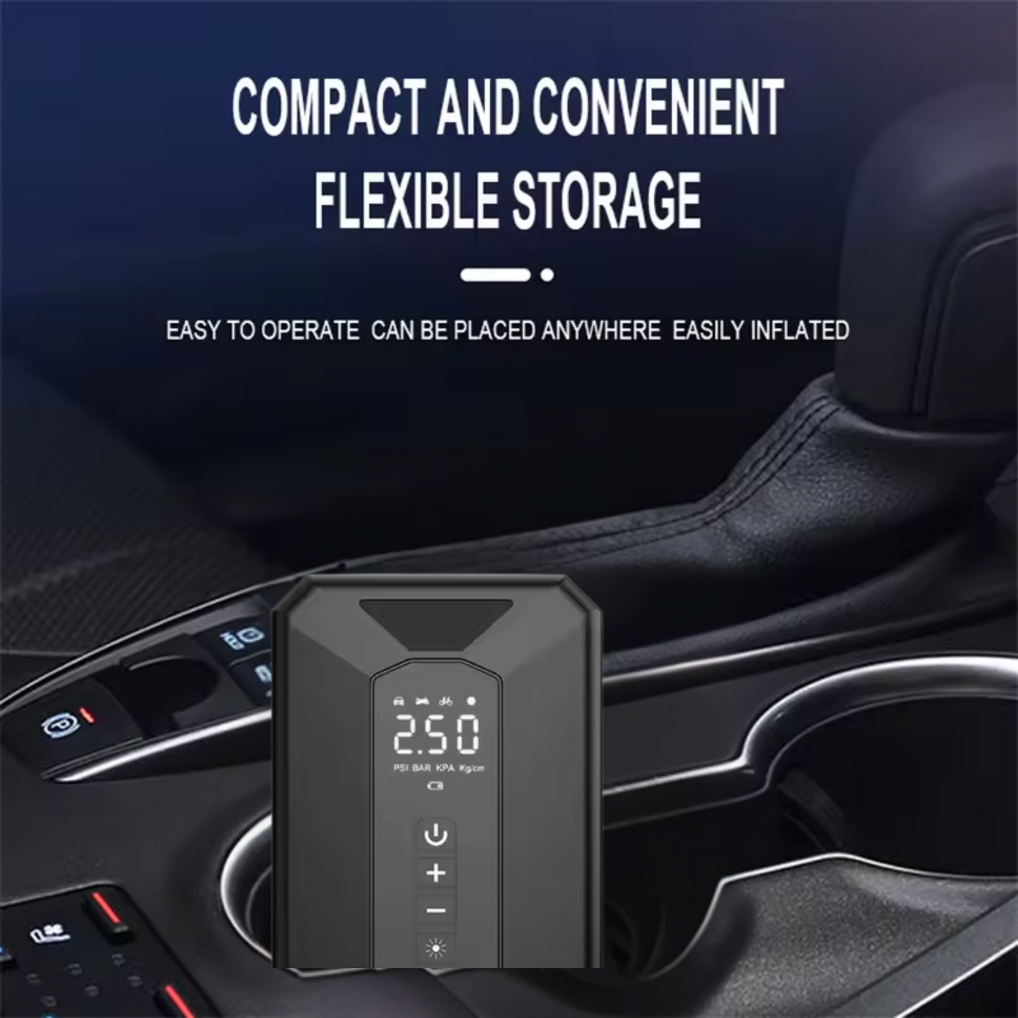 Mini Inflador Portátil Digital 🚗🏍️⚽