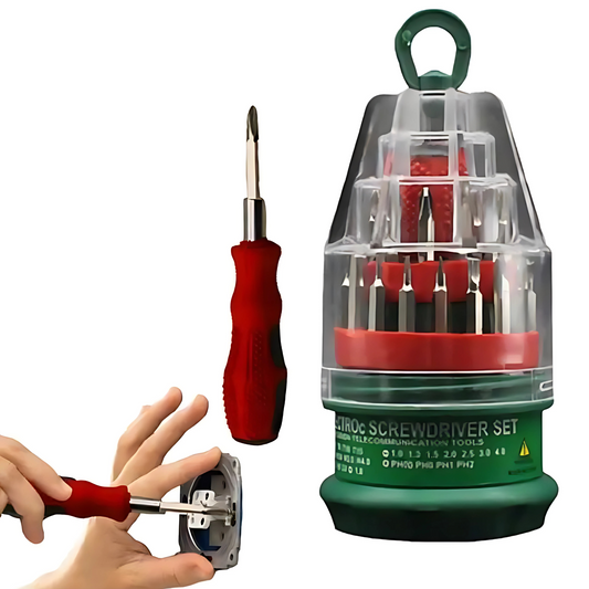🛠️ KIT DE HERRAMIENTAS 31 EN 1 – PRECISIÓN Y VERSATILIDAD EN UNA SOLA HERRAMIENTA 🔧⚙️