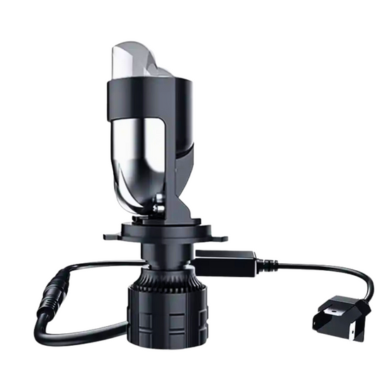 Bombillo LED H4 con Lupa
