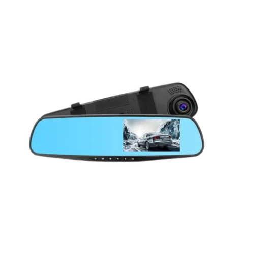Espejo Retrovisor Doble con Cámara Frontal y Trasera 🪞🚗📹