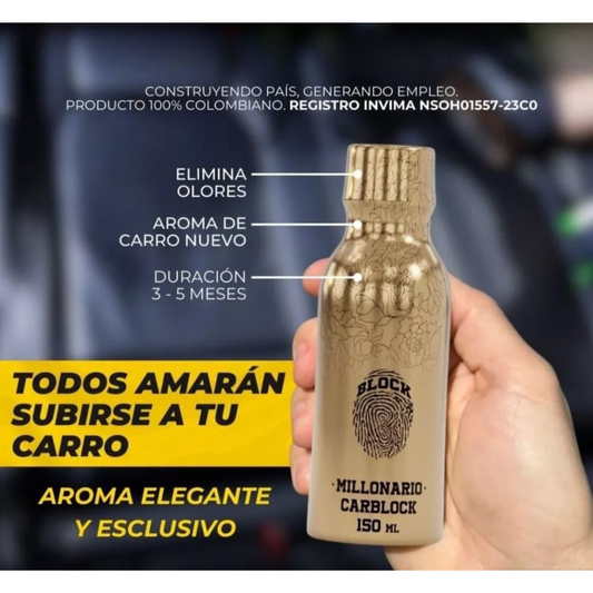 Car Block 150ml - Perfume de Lujo para Carro
