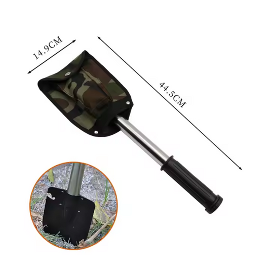 🛠️ PALA MULTIFUNCIONAL 5 EN 1 – RESISTENCIA Y VERSATILIDAD PARA TODO TERRENO 🌲🏕️