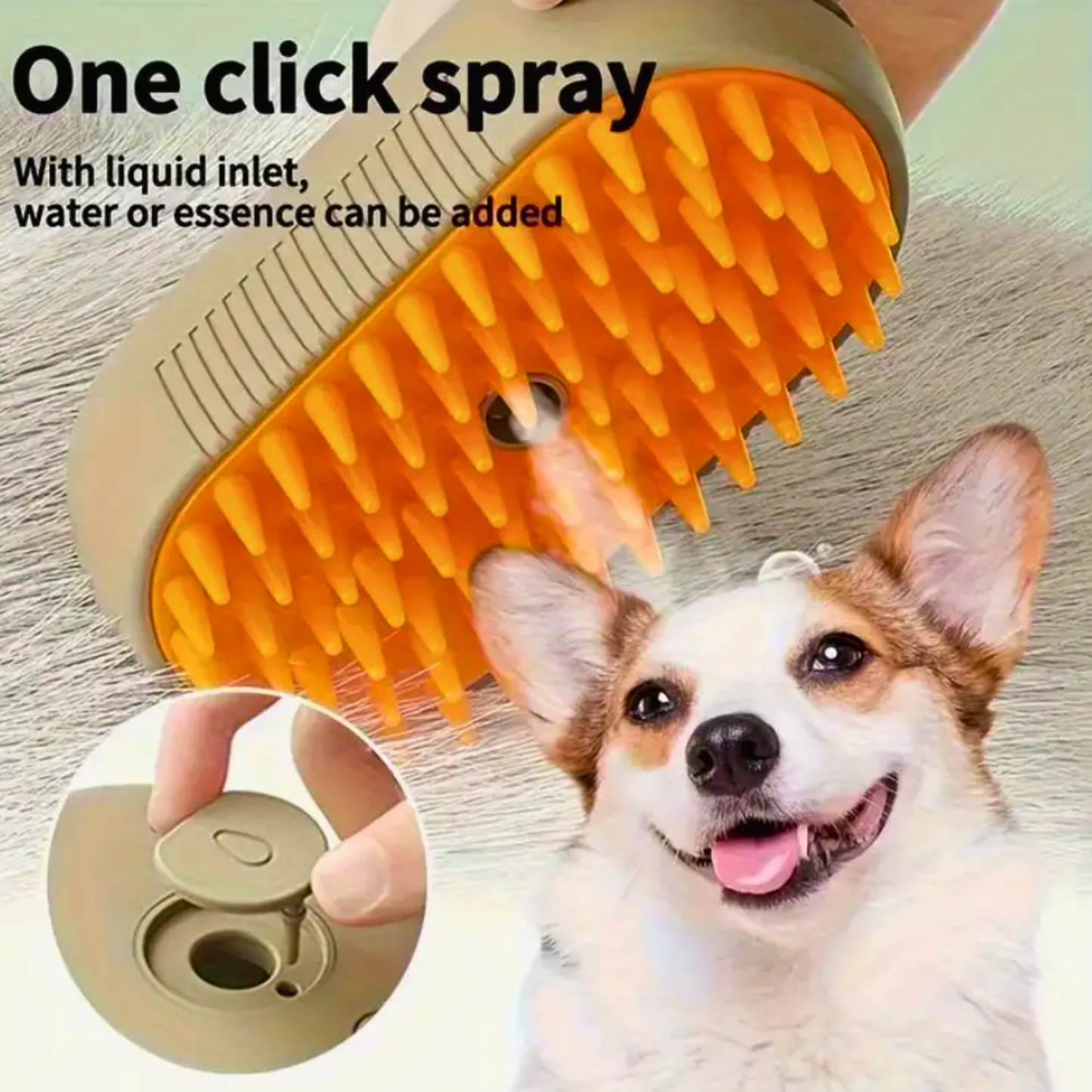 🔥🌀 CEPILLO VAPORIZADOR CON AGARRE – SUAVIDAD Y BRILLO AL INSTANTE 🚿✨