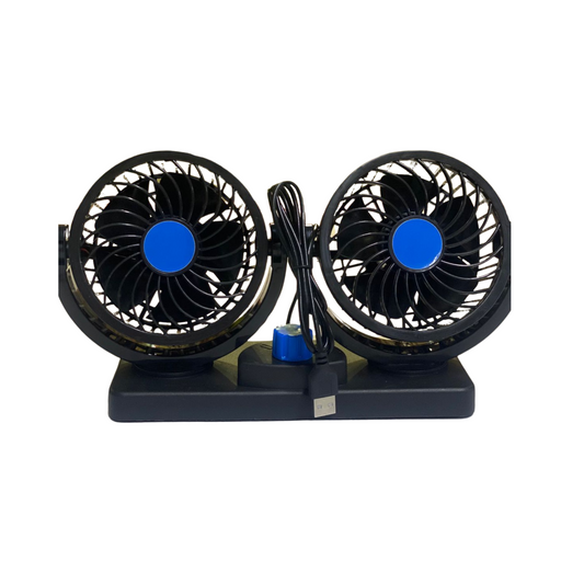 Ventilador Doble para Coche 🌬️🚗