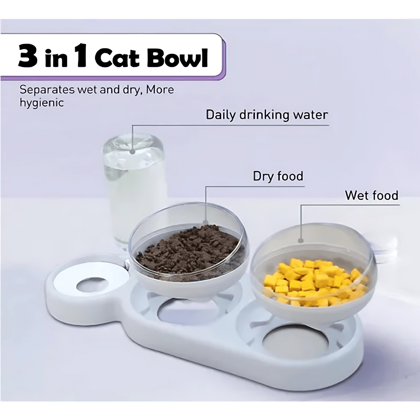 Dispensador Automático para Gatos – 3 en 1 🐾