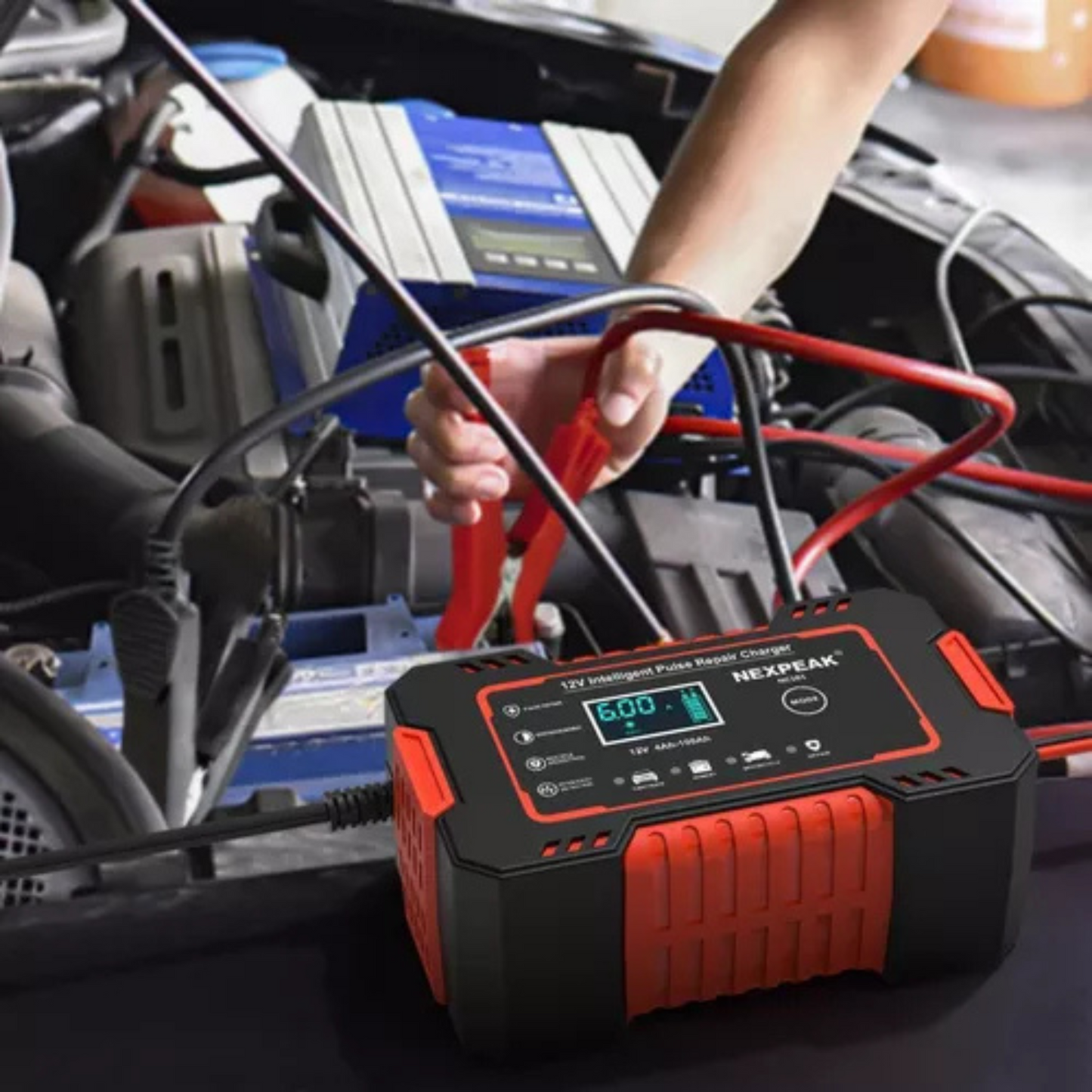 CARGADOR DE BATERÍA PARA CARRO