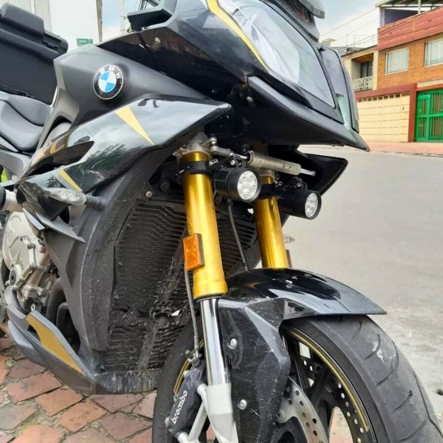 Bases de Aluminio para Barras de Moto 🔩🏍️🔥