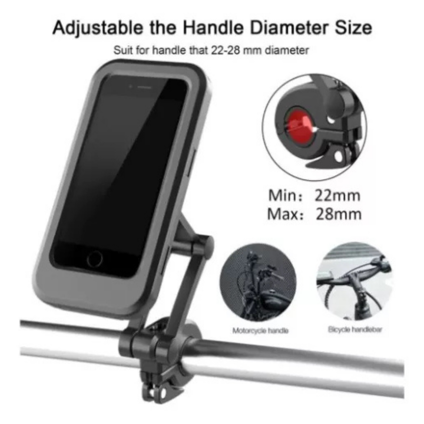 Soporte Magnético Impermeable para Moto y Bicicleta 📱🚴🏍️
